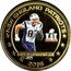 Fiji One Dollar (New England Patriots Super Bowl Championship. Rob Gronkowski) ROB GRONKOWKI L I SUPER BOWL NEW ENGLAND PATRIOTS 2016 coin reverse