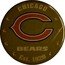 Fiji One Dollar (NFL. Chicago Bears) CHICAGO BEARS EST. 1920 coin reverse