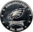 Fiji One Dollar (NFL. Philadelphia Eagles) PHILADELPHIA EAGLES EST. 1933 coin reverse