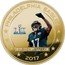 Fiji One Dollar (Philadelphia Eagle Super Bowl LII Champions. Alshom Jeffery) ALSHOM JEFFERY SUPER BOWL 52 LII PHILADELPHIA EAGLES 2017 coin reverse