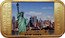 Fiji One Dollar Statue of Liberty. New York 2015  ONE DOLLAR NEW YORK GREAT CITIES OF THE WORLD coin reverse