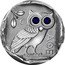 Fiji Two Dollars (Owl of Athena) ΑΘΕ coin reverse