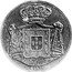 Portugal 1/2 Peca (Maria II Pattern) KM# Pn80 coin reverse