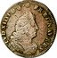 France 1/8 ECU (Louis XIV) LVD.XIIII.D.G FR.ET.NAV.REX coin obverse