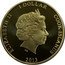 Cook Islands 1 Dollar 60th Anniversary. Coronation of Elizabeth II. Elizaveth wearing small crown 2013 In Sets only 1 DOLLAR 2013 COOK ISLANDS ELIZABETH II coin obverse