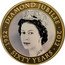 Cook Islands 1 Dollar 60th Anniversary of the Reign of Queen Elizabeth II 2012 In Sets only 1952 - 2012 DIAMOND JUBILEE SIXTY YEARS coin reverse
