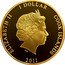 Cook Islands 1 Dollar 60th Anniversary - Reign of Queen Elizabeth II.Bust left 2011 In Sets only 1 DOLLAR 2011 COOK ISLANDS ELIZABETH II coin obverse