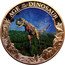 Cook Islands 1 Dollar Age of the Dinosaur - Carnotaurus 2019 CARNOTAURUS. AGE OF THE DINOSAUR coin reverse