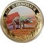Cook Islands 1 Dollar (Age of the Dinosaur. Triceratops) AGE OF THE DINOSAUR. TRICERATOPS coin reverse