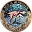 Cook Islands 1 Dollar Age of the Dinosaur. Tyrannosaurus Rex 2014 Proof AGE OF THE DINOSAUR coin reverse