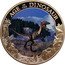 Cook Islands 1 Dollar Age of the Dinosaur. Utahraptor 2017 AGE OF THE DINOSAUR. UTAHRAPTOR coin reverse