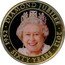 Cook Islands 1 Dollar (Dimond Jubilee. 60 years) 1952 - 2012 DIAMOND JUBILEE SIXTY YEARS coin reverse