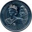 Cook Islands 1 Dollar Dimond jubilee. Two portraits 2012 HER MAJESTY QUEEN ELIZABETH II DIAMOND JUBILEE coin reverse