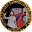 Cook Islands 1 Dollar Elizabeth II. Wedding of Prince William and Kate Middleton. 2011 Proof 20 11 HRH PRINCE WILLIAM OF WALES - MISS CATHERINE MIDDLETON THE ROYAL WEDDING coin reverse