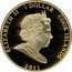 Cook Islands 1 Dollar (Engagement of Prince William and Catherine Middleton) 1 DOLLAR 2011 COOK ISLANDS ELIZABETH II coin obverse