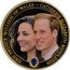 Cook Islands 1 Dollar (Engagement of Prince William and Catherine Middleton) HRH PRINCE WILLIAM OF WALES - CATHERINE ELIZABETH MIDDLETON coin reverse