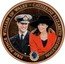 Cook Islands 1 Dollar Engagement of Prince William and Catherine Middleton. Kate in black hat 2011 Proof HRH PRINCE WILLIAM OF WALES - CATHERINE ELIZABETH MIDDLETON coin reverse