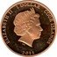 Cook Islands 1 Dollar (Engagement of Prince William and Catherine Middleton. Kate in white cloat) 1 DOLLAR 2011 COOK ISLANDS ELIZABETH II coin obverse