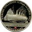 Cook Islands 1 Dollar (RMC Titanic. Collision with an iceberg.) ICEBERG COLLISION 11,40 PM 14 APRIL 1912 RMC TITANIC CENTENARY coin reverse