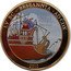 Cook Islands 1 Dollar (Roman Britain .Julius Caesar Lands in Britain) 2010 IV BC BRITANNIA AD CDX JULIUS CAESAR LANDS IN BRITAIN coin reverse