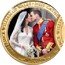 Cook Islands 1 Dollar (William and Kate) HRH PRINCE WILLIAM OF WALES MISS CATHERINE MIDDLETON coin reverse