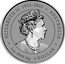 Australia 1 Dollar Year of the Dragon. Red Dragon 2024 P125 ELIZABETH II 1952 - 2022 AUSTRALIA 1 OZ 9999 AG 1 DOLLAR JC coin obverse