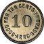 USA 10 Cents (Alaska Rural Rehabilitation Corporation) GOOD FOR TEN CENTS IN TRADE 10 ARRC coin obverse