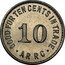 USA 10 Cents (Alaska Rural Rehabilitation Corporation) GOOD FOR TEN CENTS IN TRADE 10 ARRC coin reverse