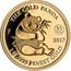 Cook Islands 10 Dollars (35th Anniversary of Gold Panda Coinage) 35TH ANNIV 2017 PF GRIZZLY BEAR THE GOLD PANDA 1 G .9999 FINEST GOLD coin reverse