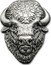 Cook Islands 10 Dollars (American Buffalo)  coin reverse