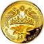 Cook Islands 100 Dollars (Enthronement of the Japanese Emperor) .9999 CELEBRATING THE ENTHRONEMENT OF THE EMPEROR coin reverse