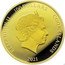 Cook Islands 100 Dollars (Hokusai 260th Anniversary - Thunderstorm Beneath the Summit) IRB ELIZABETH II 100 DOLLARS COOK ISLANDS 2021 coin obverse