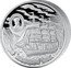 Cook Islands 100 Dollars Russian largest traditional sailing ship Sedov. 2008 Proof SEDOV GEORGIY SEDOV coin reverse