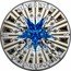 Cook Islands 100 Dollars (Silver Star - Vatican) 20 17 SILVER STAR COIN 999 FINE SILVER 1 KG coin reverse