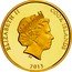 Cook Islands 1000 Dollars (Year of the Snake) IRB ELIZABETH II COOK ISLANDS 2013 coin obverse