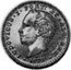 Portugal 1000 Reis (Luiz I Pattern) KM# Pn166 LUDOVICUS I PORT ET ALG REX 1879 coin obverse
