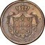 Portugal 1000 Reis (Maria II Pattern) KM# Pn95 1000 REIS coin reverse