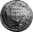 Portugal 2 Cruzados (Joao IV. Pattern) KM# Pn1 IN HOC SIGNO VINCES 1650 coin reverse
