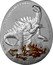 Samoa 2 Dollars (Huayangosaurus Taibaii) HUAYANGOSAURUS TAIBAII DINOSAURS IN ASIA 2023 AG 999 1 OZ coin reverse