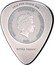 Cook Islands 2 Dollars Woodstock Guitar Pick 50th Anniversary 2019 1/4OZ FINE SILVER .999 IRB ELIZABETH II 2 DOLLARS COOK ISLANDS 2019 coin obverse
