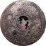 Cook Islands 20 Dollars Meteorite - Moon Earth's Satellite. 2017 Proof MOON THE SATELLITE coin reverse
