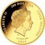 Cook Islands 200 Dollars John Paul II Canonization 2014 IRB AU 999/1.000 ELIZABETH II 200 DOLLARS COOK ISLANDS 2014 coin obverse