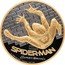 Cook Islands 200 Dollars (Spider-Man Homecoming) MARVEL SPIDER-MAN / HOMECOMING 1OZ .9999 FINE GOLD ©MARVEL ©2017 CPII" coin reverse