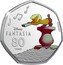 Cook Islands 25 Cents (Fantasia. Centaurs) DISNEY FANTASIA 80 YEARS ©DISNEY coin reverse