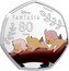 Cook Islands 25 Cents (Fantasia - Cupids) DISNEY FANTASIA 80 YEARS ©DISNEY coin reverse