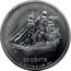 Cook Islands 25 Cents (HMS Bounty) 1/4 OZ FINE SILVER .999 25 CENTS coin reverse