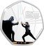 Cook Islands 25 Cents Star Wars. Empire Strikes Back. Duel on Cloud City 2020 STAR THE EMPIRE STRIKES BACK WARS TM © & TM LUCASFILM LTD coin reverse