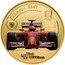 Cook Islands 25 Dollars Ferrari F14T. Kimi Raikkonen 2014 FERRARI F14T KIMI RÄIKKÖNEN coin reverse