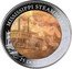 Cook Islands 25 Dollars (Mississippi Steamboat) MISSISSIPPI STEAMBOAT 25 DOLLARS coin reverse
