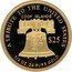 Cook Islands 25 Dollars Peace Through Strength 2017 LIBERTY IRB COOK ISLANDS $25 A TRIBUTE TO THE UNITED STATES 1/2 OZ .24 PURE GOLD coin obverse